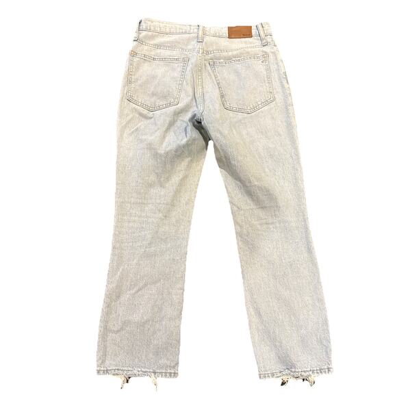 Madewell jeans women size 27P light blue slim Demi boot light wash - Picture 6 of 10